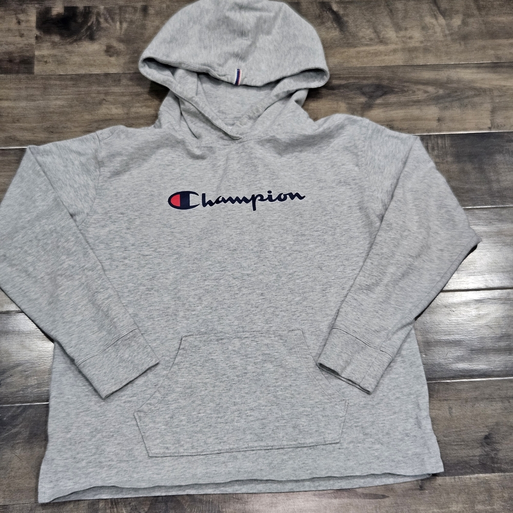 Champion Heather Gray Athletic Hoodie